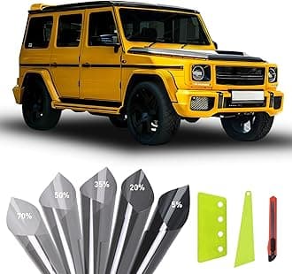 Window Tint Film for Cars Privacy Protection Automotive Film 35% VLT Nano Ceramic Car Winodw Tint Front Windshield Heat Glare UV IR Rays Block Scratch Resistance 36" x 15ft