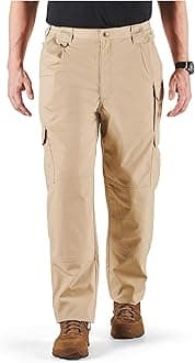 5.11 Tactical Men's Taclite Pro Lightweight Performance Pants, Cargo Pockets, Action Waistband, TDU Khaki, 38W x 34L, Style 74273