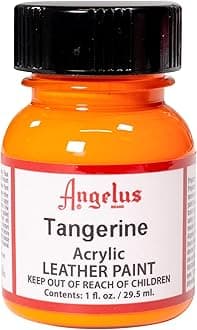 Angelus Leather Paint 1 Oz Tangerine