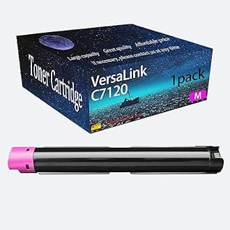 VersaLink C7120 Toner Cartridge Compatible for Xerox VersaLink C7100 C7120 C7125 C7130 Printer. high Printing Page Count 31300 Pages. (Magenta -1)