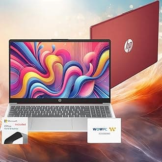 HP Go Slim 15.6" Laptop, 32GB RAM, 2TB Storage(1TB External SSD and 1TB Cloud Storage), Intel Quad-core Processor, Fast Wi-Fi 6, Upto 12 Hours Battery, Win 11 with Free 12-Month Microsoft Suite