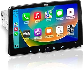 BOSS Audio Systems BCPA9 Single DIN Car Stereo Wireless Apple CarPlay, Android Auto, 9 Inch Touchscreen, Bluetooth, AM/FM Radio Receiver