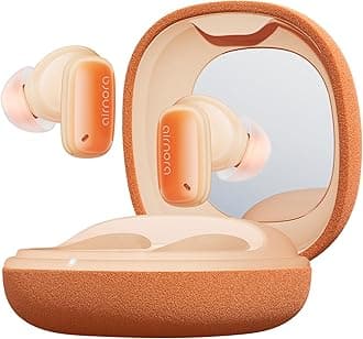 AirNora2 Wireless Earbuds, 42dB Active Noise Cancelling Bluetooth Headphones, 3D Spatial Audio, App Customized, 30H Playback, Ultra Low Latency, In-Ear Earphones for Gym/Sports/Gaming – Orange