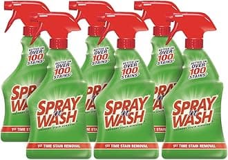 Spray N’ Wash Stain Remover Spray, Laundry Pre-Treat for Everyday Stains, 22oz (6-count)