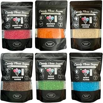 Candy Floss/Cotton Candy Sugar (Flavoured) Bubble Gum, Mango, Vanilla, Chocolate, Paan, Mint