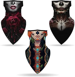 YAYOURELNeck Gaiter Face Mask Covering Bandanas for Men Women Summer UV Face Scarf Mask Cover Facemask Balaclava Headbands