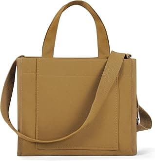 Brown Thickened Boutique Bag Women's Blank Canvas Crossbody Handbag Shoulder Bag Hobo Casual Tote Diy/Gift/Aesthetics/Personalization