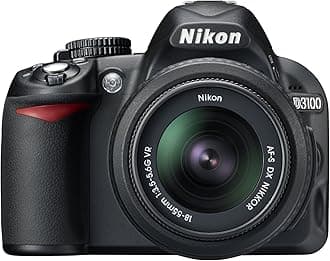 Nikon D3100 14.2MP DX-Format Digital SLR Camera Kit with 18-55mm f/3.5-5.6 VR Lens - (Black) [International Version]