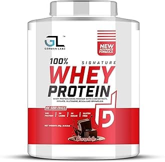 Whey Blend- Chocolate, 24g Fast-Acting Whey Protein Concentrates, Isolates, Glutamine & Hydrolysates Per Serving, with Naturally Occurring EAAs & BCAAs | Post-Workout Protein | Builds Lean Muscle & Aids Recovery, 2 Kg | 66 Servings