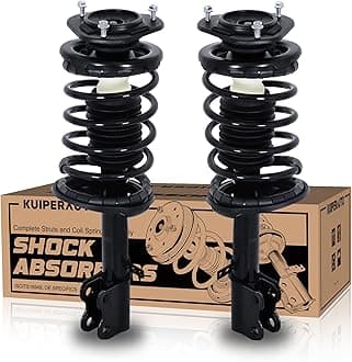KUIPERAUTO 2PCS Front Struts Complete Assembly Shocks Absorbers Compatible for 1998-2002 Chevrolet Prizm /1993-2002 Toyota Corolla (Left and Right)