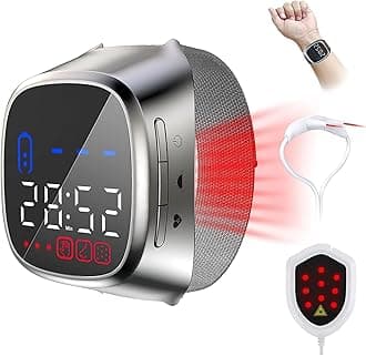 Lower Blood Pressure, Blood Lipid Lowering Equipment with Heart Rate Monitoring, Improve Blood Circulation Naturally, Home Treatment Device Suitable for Hyperglycemia, Pain Relief, Rhinitis