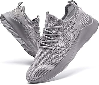 Men Lightweight Comfort Trainers Slip-On Walking Shoes for Casual Wear Non-Slip Thick Sole Breathable Upper for Tennis Gym & Daily Use