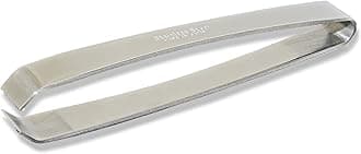 Kwizing Made in Japan Fish Bone Tweezers - Non-Slip, Precision Grip - Debone Salmon, Bass, Catfish - Stainless Steel Handmade Japanese Craftsmanship (4 3/4")