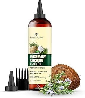 Botanic Hearth Rosemary, Coconut & Avocado Hair Oil, Hair Growth & Strengthening Care with Biotin for All Hair Types, 200 ml
