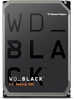 Western Digital 6TB WD_Black Performance Internal Hard Drive HDD - 7200 RPM, SATA 6 Gb/s, 256 MB Cache, 3.5" - WD6004FZBX