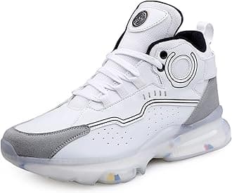 Bacca BucciHector Men's Street Style Hi-top Air Sole Solid Sneakers for Men | Casual Shoes for Men