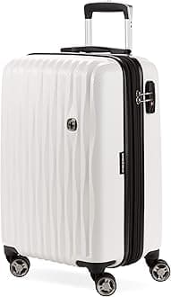 SwissGear 7272 Energie Expandable Hard-Sided Luggage with Spinner Wheels & TSA Lock