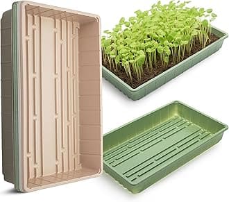 Mr. Pen- Plastic Growing Trays, 5 Pack, Assorted Colors, Plant Tray, Seed Tray, Seedling Tray, Propagation Tray, Plant Trays for Seedlings, Microgreens Growing Trays, Seedling Starter Trays