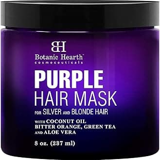 Purple Hair Mask | For Blonde, Silver And Gray Hair, Sulfate & Paraben Free | 8 Fl Oz