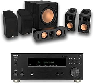 Klipsch Reference Cinema Dolby Atmos 5.1.4 System (Cinema System + Receiver)- Black