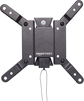 Tilting TV Wall Mount for Wood Studs, Fits 12-40 inch TVs up to 40 lbs, VESA 200x200, Black