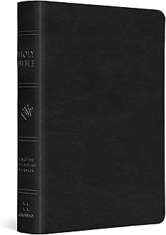 ESV Large Print Compact Bible, Red Letter (TruTone, Black): Holy Bible, English Standard Version Imitation Leather – Large Print, July 28, 2022