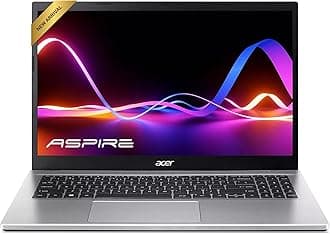 acer Aspire Premium Slim Laptop - 15.6" Full HD IPS 1080P Display - AMD Ryzen 3 7330U Quad-Core Processor - 8GB RAM - 256GB NVMe SSD - Webcam - Wi-Fi 6 - Windows 11 - W/O Mouse