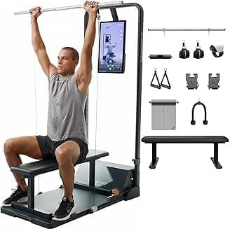 Speediance Gym Monster Smart Home Gym, Multifunctional Strength Training Machine, Smith Machine Power Cage Workout Station, Squat Rack Cable Machine, Full Body Fitness Equipment for Home Workout
