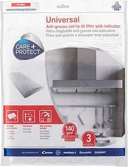 CARE+PROTECT Anti-Grease Cut to Fit Filter with Indicator for Hoods - Universal - Cut-to-Fit - High Absorption Power