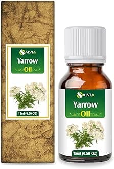 Salvia Yarrow Essential Oil (Achillea millefolium) 100% Pure & Natural - Undiluted Uncut Premium Oil -Therapeutic Grade- Use for Aromatherapy (0.5 Fl Oz (Pack of 1))
