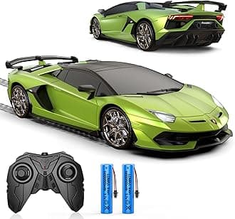 AEROQUEST Lamborghini Remote Control Car，Officially Licensed Lambo Aventador SVJ Model，1:16 Scale Toy Car for Kids，Electric Sport Racing Hobby RC Cars，Birthday Gift for Boys and Girls