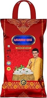 Superior Long Grain Banskathi Rice 5 kg - Perfect Fit for Your Daily Indian Meals - Non-Sticky and Unique Quality from India's Heartland!