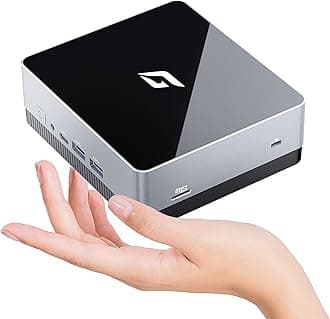 Mini Desktop PC Linux, Intel 12th Alder Lake N100 (up to 3.4GHz) Mini Computer, 8GB DDR4 RAM 512GB PCIe SSD, Small PC Support 4K Dual Display/USB3.0/WiFi 6/BT5.2/RJ45/VESA for Home/Office