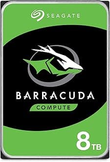 BarraCuda Pro 8TB Internal Hard Drive HDD – 3.5 Inch SATA 6 Gb/s 7200 RPM 256MB Cache for Computer Desktop PC - Amazon Exclusive - Frustration Free Packaging (ST8000DMZ004)