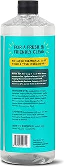 Ultra Concentrated Floor Cleaner Vinegar Wash, Multi-Surface Solution For Mopping, Makes 16 Gallons, Bright Lemon Scent, 32 oz. (Pack of 6)