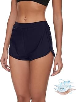 Period Swimwear Shorts Leakproof Menstrual Swim Bathing Suit Built in Bikini Bottom Waterproof UV 50 Teens Girl Women