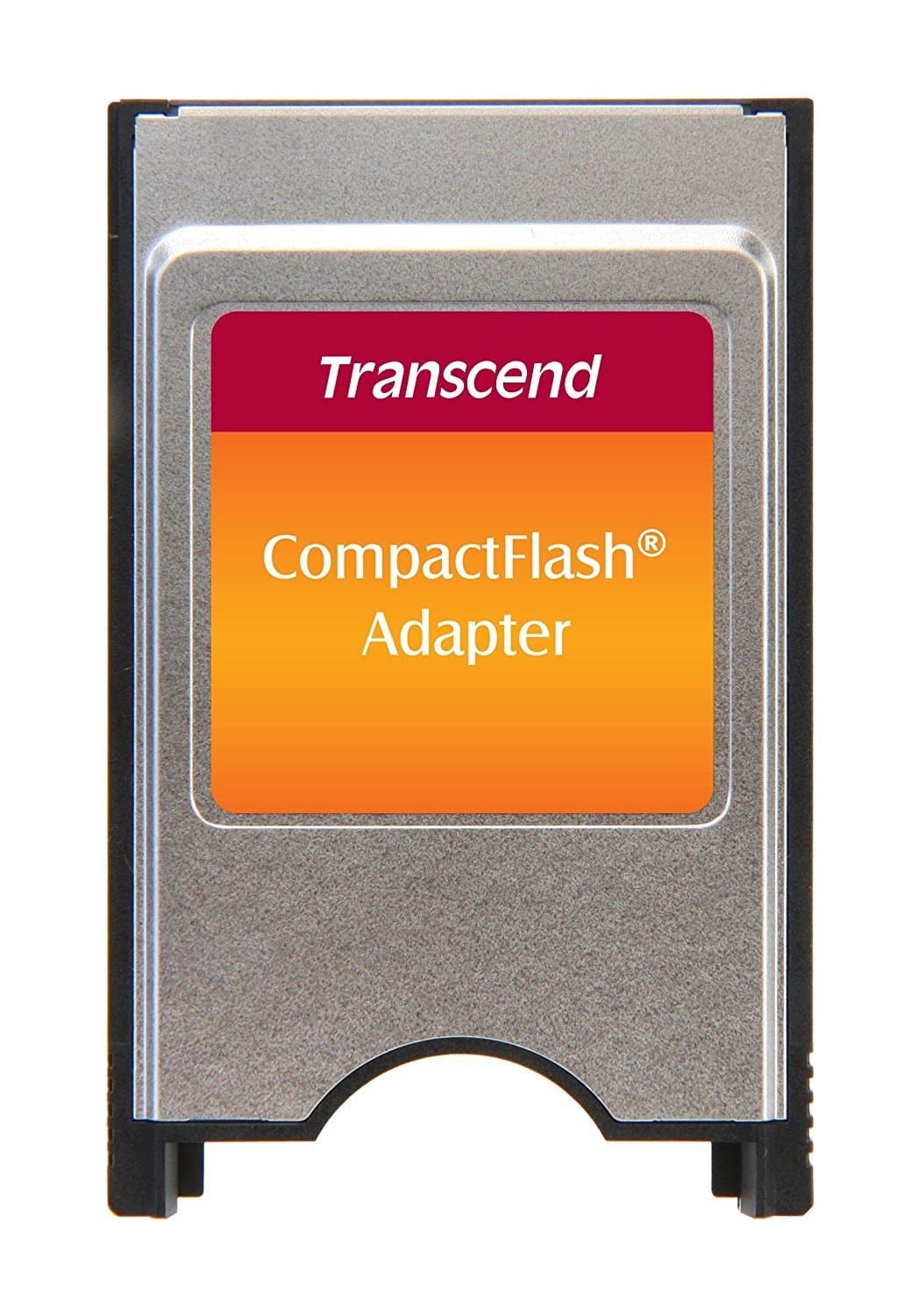 TS0MCF2PC PCMCIA CompactFlash Adapter, Grey, 1 Pack