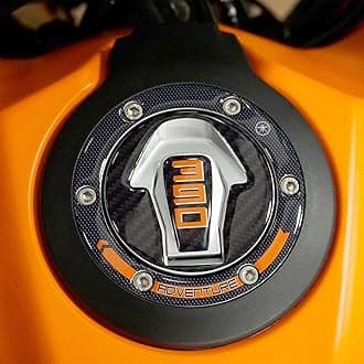 labelbike - 3D Sticker Motorcycle Tank Fuel Cap Decoration and Protection in Resin Compatible with KTM 390 Adventure