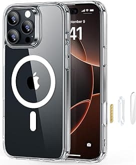 iPhone 16 Pro Max Case [Camera Control Protection · 3x US Military MIL Standard] MagSafe Compatible for iPhone 16 Pro Max with Camera Button, Anti-Yellowing, Shockproof, Military Grade Protection