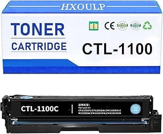 CTL-1100 BK/C/M/Y Toner Cartridge Replacement Compatible for Pantum CP1100 CP1100DN CP1100DW CM1100DN CM1100DW CM1100ADN CM1100ADW Printer CTL1100 Standard-Yield Cyan