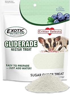 Gliderade Nectar - Vitamin-Enriched Healthy Nectar Supplement - Powdered Mix - Provides Necessary Carbohydrates for Sugar Gliders (4 oz.)