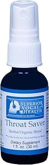 Throat Saver Herbal/Organic Vocal Spray for Singers
