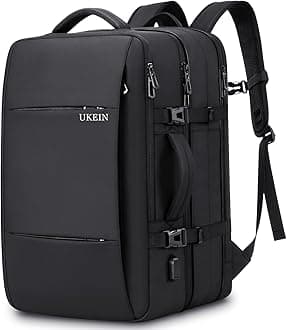 UKEIN 40L Carry on Backpack for Men, 17.3 inch Laptop Backpack for Men Women