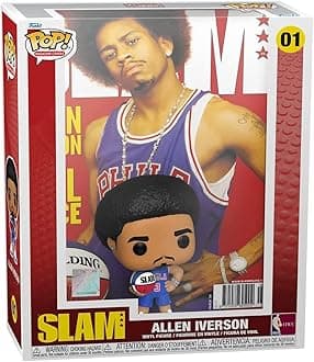 Pop NBA Slam Cover Allen Iverson Vinyl Figure