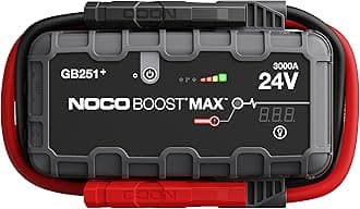 Boost Max GB251: 3000A UltraSafe Jump Starter – 24V Lithium Battery Booster Pack, Portable Jump Box, Power Bank & Jumper Cables - for 32L Gas and Diesel Engines
