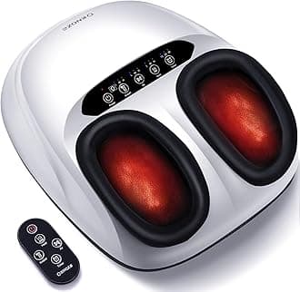 Shiatsu Foot Massager Machine with Heat & Remote, 2026 Upgraded Deep Kneading Feet Massager for Plantar Fasciitis & Neuropathy, 3 Heat Levels, Multi-Mode Massage, Auto-Off Timers, Gifts for Women Men
