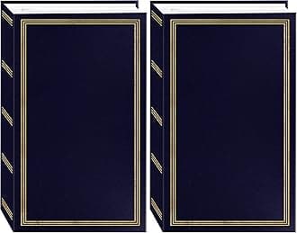 Pioneer Photo Albums STC-504 Navy Blue Photo Album, 504 Pockets 4"x6", 1 Count (Pack of 2)