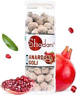Shadani Anardana Goli (270g) Aanar Flavor Digestive Candy | Chatpati Goli | Khatti Meethi Aanardana Churan Goli
