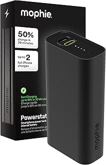 Mophie Powerstation Fast 10,000mAh Power Bank | Faster Charging | 30W, Multi-Device