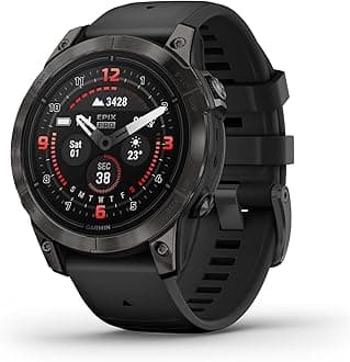 epix Pro (Gen 2) Sapphire Edition, 47mm, High Performance Smartwatch, Advanced Training Technology, Built-in Flashlight, Black